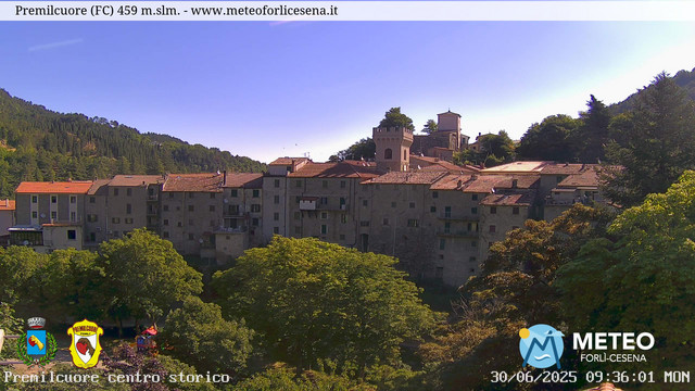time-lapse frame, Premilcuore webcam