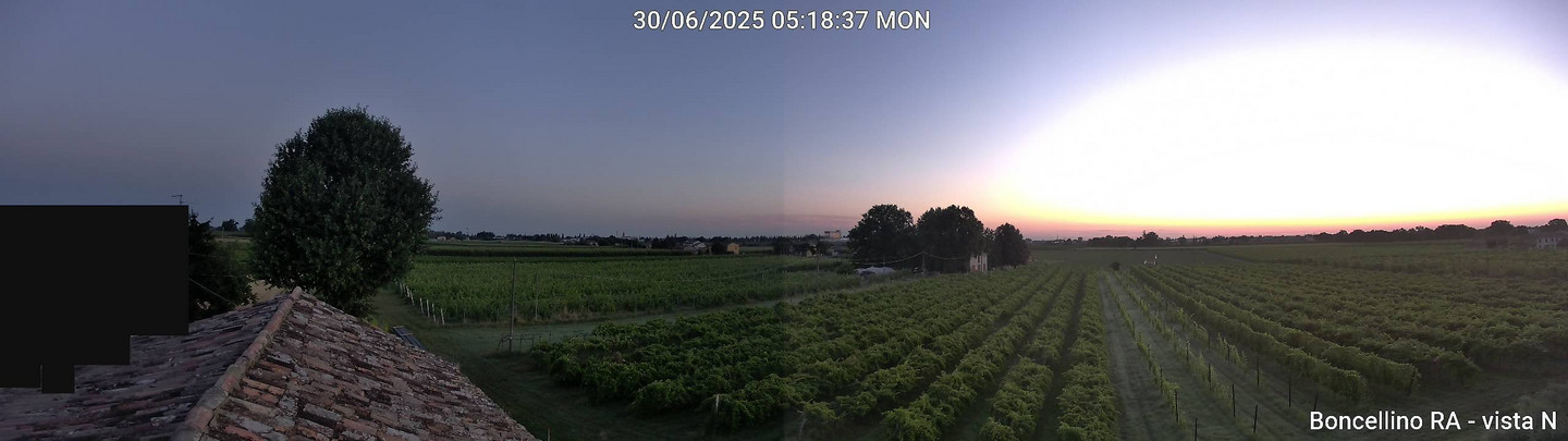 time-lapse frame, Boncellino Nord webcam