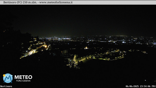time-lapse frame, Bertinoro webcam