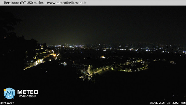 time-lapse frame, Bertinoro webcam