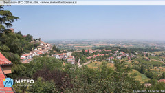 view from Bertinoro on 2025-06-12
