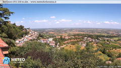 view from Bertinoro on 2025-07-07