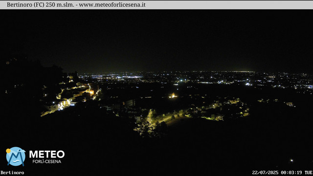 time-lapse frame, Bertinoro webcam