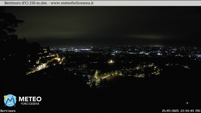 time-lapse frame, Bertinoro webcam