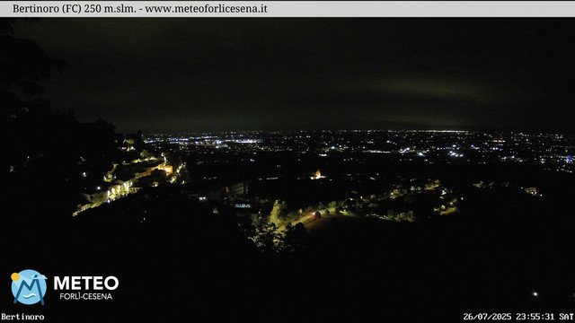 time-lapse frame, Bertinoro webcam