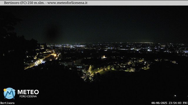 time-lapse frame, Bertinoro webcam