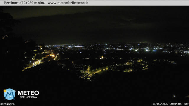 time-lapse frame, Bertinoro webcam