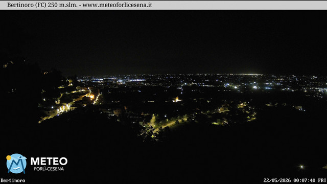 time-lapse frame, Bertinoro webcam