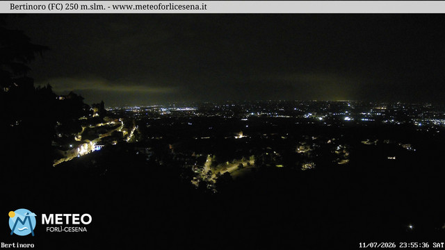 time-lapse frame, Bertinoro webcam