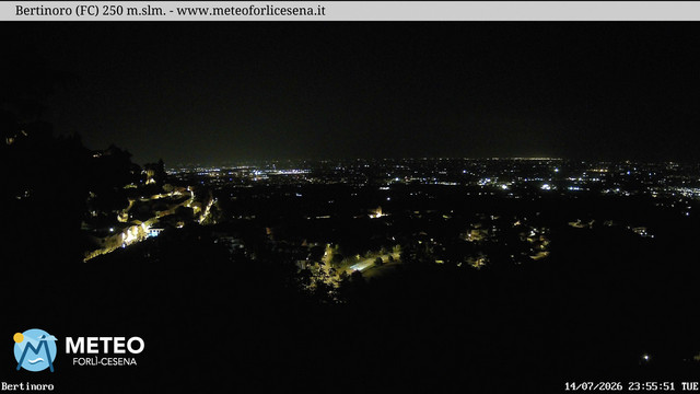 time-lapse frame, Bertinoro webcam