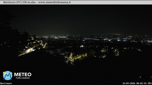 time-lapse frame, Bertinoro webcam