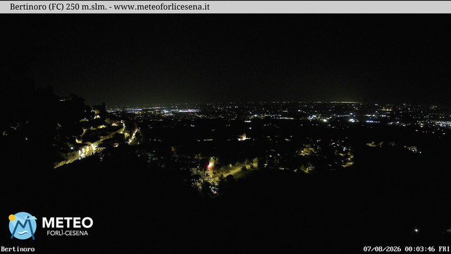 time-lapse frame, Bertinoro webcam