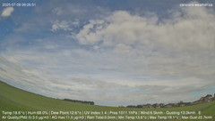 view from Carstairs Sky Cam on 2025-07-09