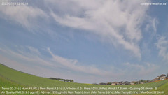 view from Carstairs Sky Cam on 2025-07-11