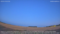 view from Carstairs Sky Cam on 2025-09-18