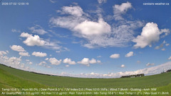 view from Carstairs Sky Cam on 2026-07-02