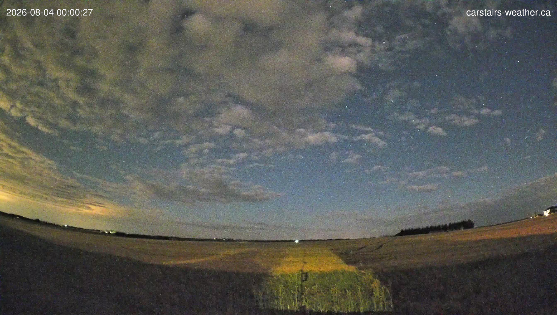 time-lapse frame, Carstairs Sky Cam webcam
