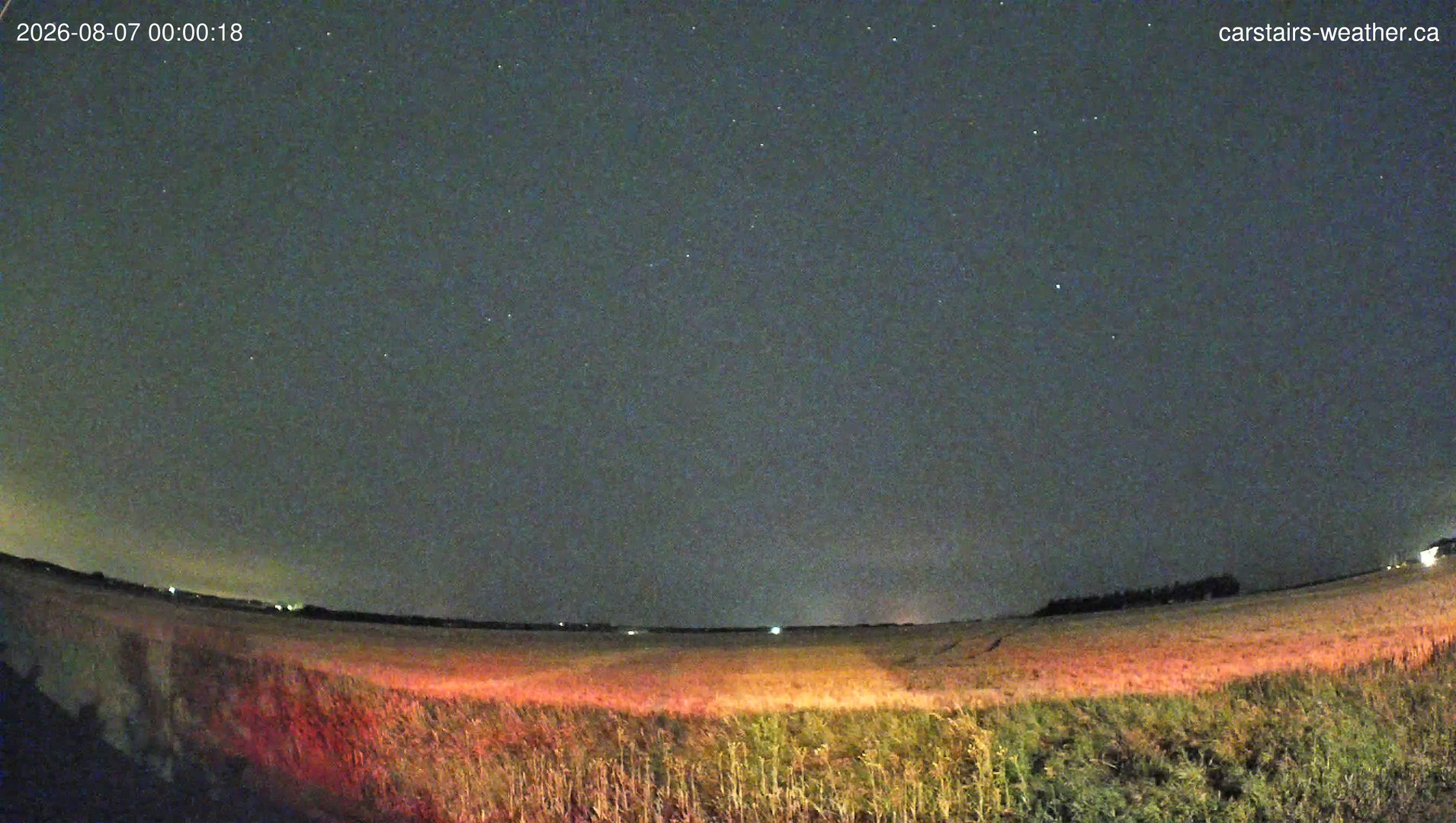 time-lapse frame, Carstairs Sky Cam webcam