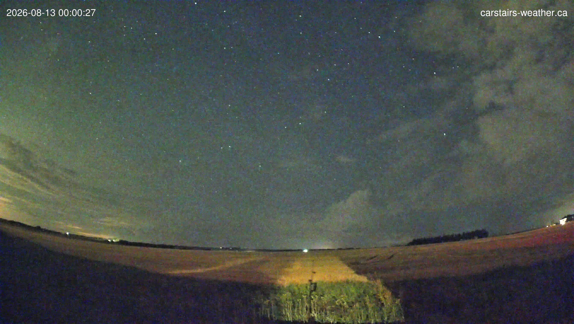 time-lapse frame, Carstairs Sky Cam webcam