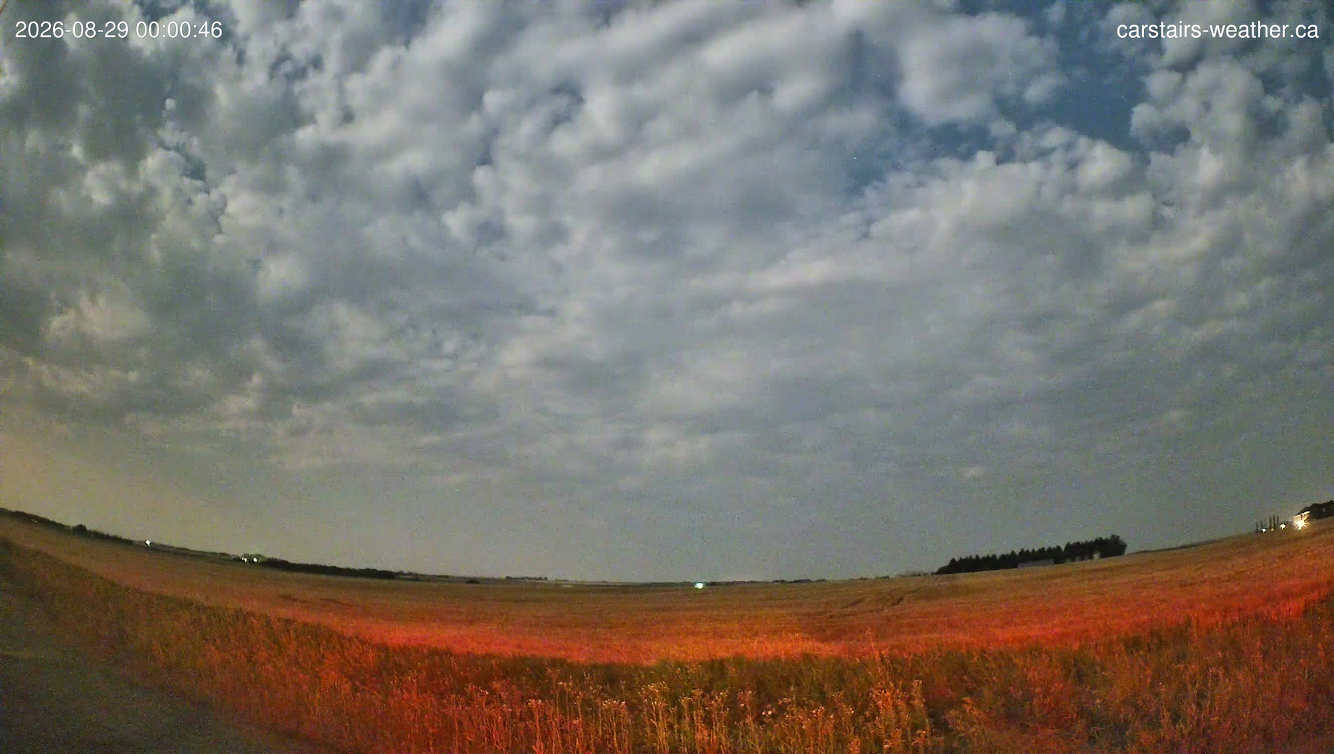 time-lapse frame, Carstairs Sky Cam webcam