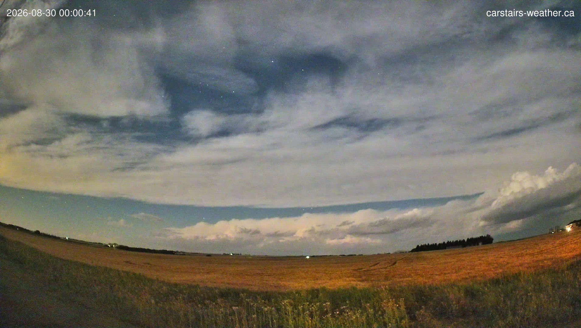 time-lapse frame, Carstairs Sky Cam webcam