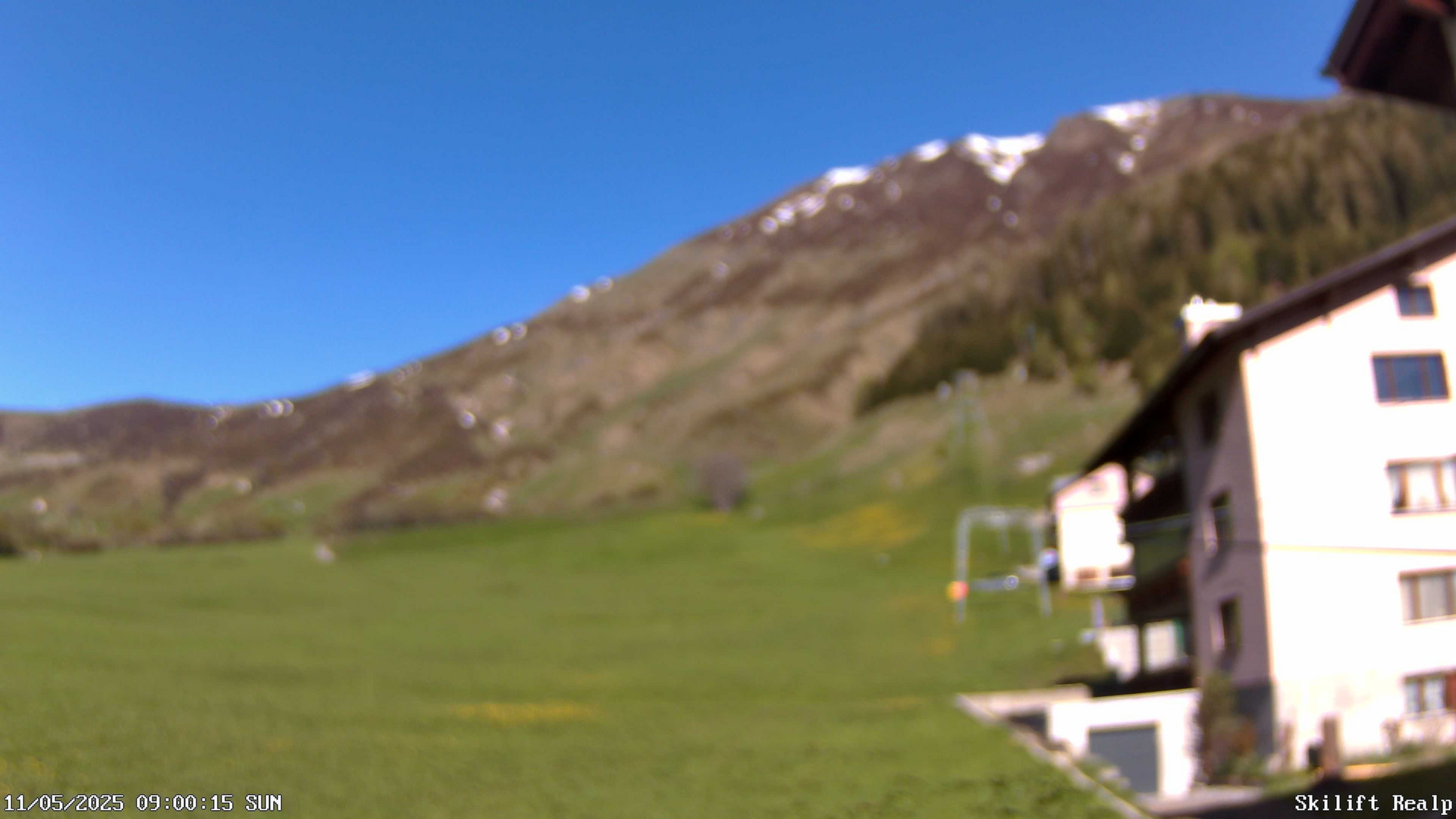 time-lapse frame, Skilift Realp webcam