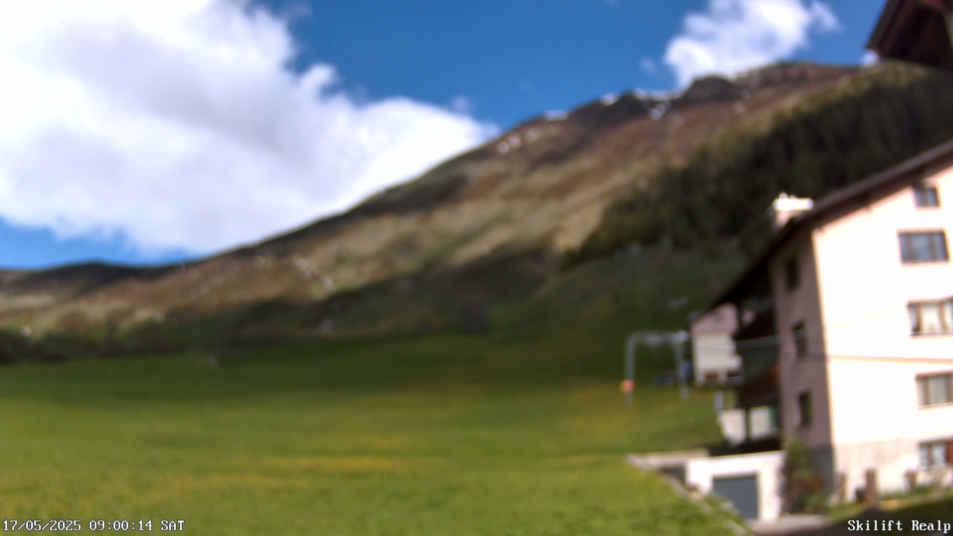 time-lapse frame, Skilift Realp webcam