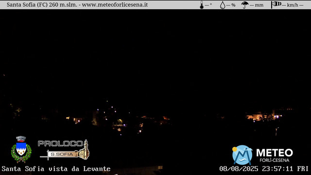 time-lapse frame, Santa Sofia webcam