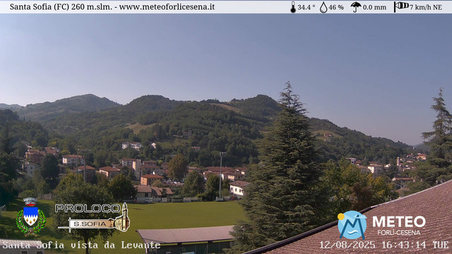 time-lapse frame, Santa Sofia webcam