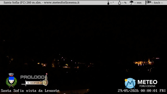 time-lapse frame, Santa Sofia webcam