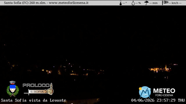 time-lapse frame, Santa Sofia webcam