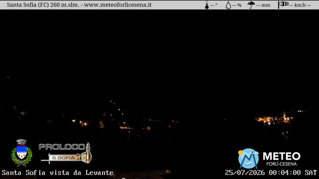 time-lapse frame, Santa Sofia webcam