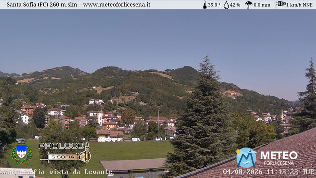 time-lapse frame, Santa Sofia webcam