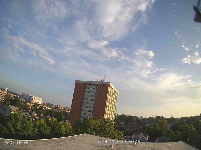 time-lapse frame, University Place Apartments - North Weather webcam