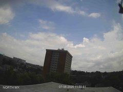 view from University Place Apartments - North Weather on 2025-07-06