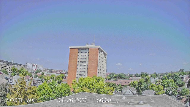 view from University Place Apartments - North Weather on 2026-08-26
