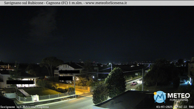 time-lapse frame, Savignano sul Rubicone webcam