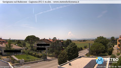 view from Savignano sul Rubicone on 2025-07-03