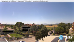 view from Savignano sul Rubicone on 2025-07-23