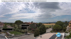 view from Savignano sul Rubicone on 2025-07-24