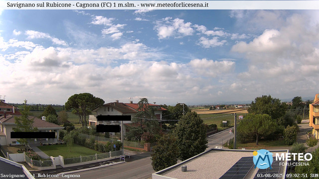 time-lapse frame, Savignano sul Rubicone webcam
