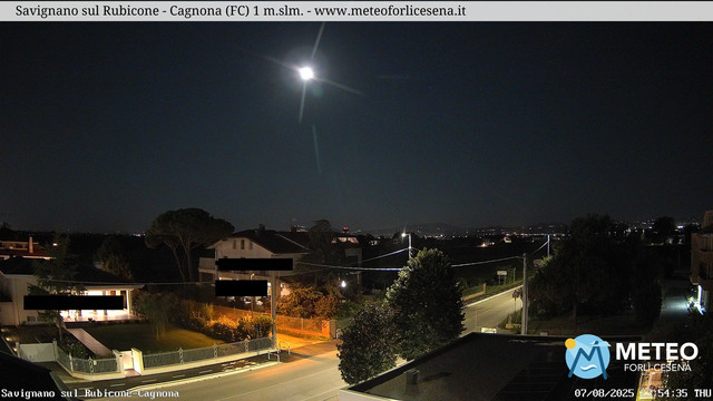 time-lapse frame, Savignano sul Rubicone webcam