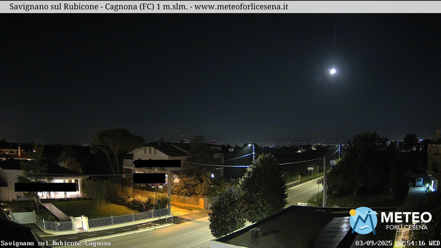 time-lapse frame, Savignano sul Rubicone webcam