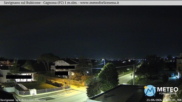 time-lapse frame, Savignano sul Rubicone webcam