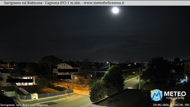 time-lapse frame, Savignano sul Rubicone webcam