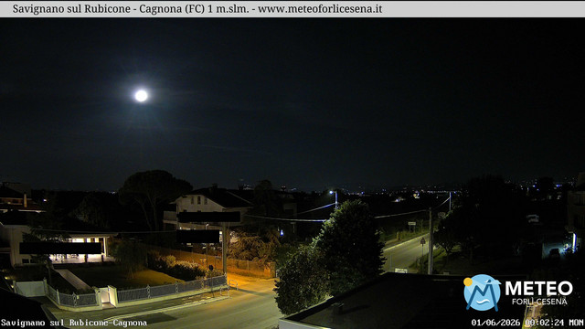 time-lapse frame, Savignano sul Rubicone webcam