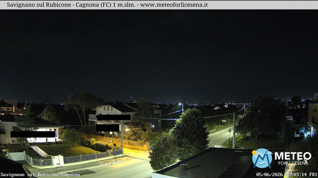 time-lapse frame, Savignano sul Rubicone webcam