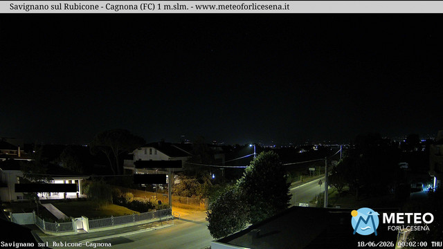 time-lapse frame, Savignano sul Rubicone webcam