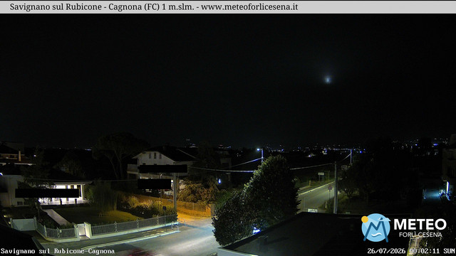 time-lapse frame, Savignano sul Rubicone webcam