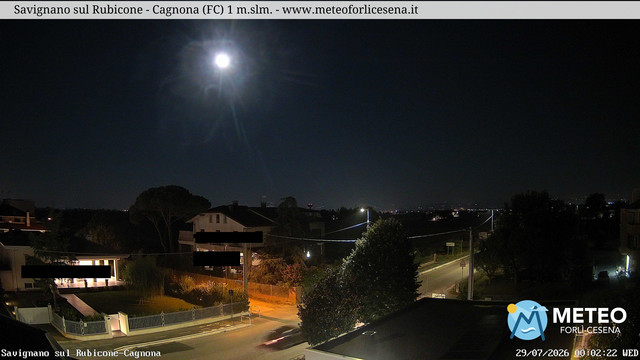 time-lapse frame, Savignano sul Rubicone webcam